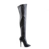 Devious DOMINA-3000 Vegan Stiletto Heeled Thigh Boots