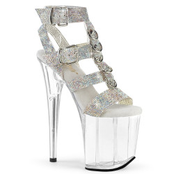 Pleaser FLAMINGO-856RS Strass Pole Dance High Heels