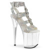 Pleaser FLAMINGO-856RS Strass Pole Dance High Heels