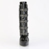 Devious INDULGE-1038 Black Patent Women's Ankle Boots
