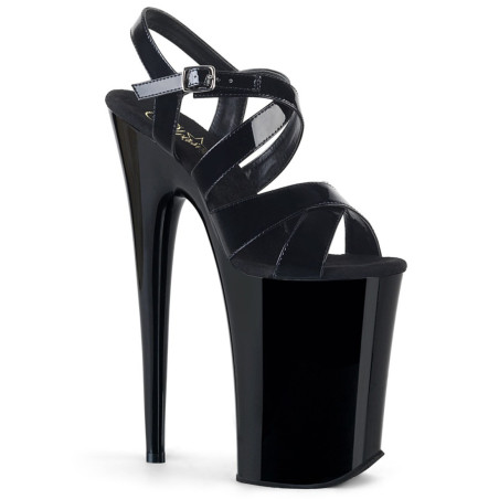 Pleaser INFINITY-997 Patent Extreme Platform High Heels