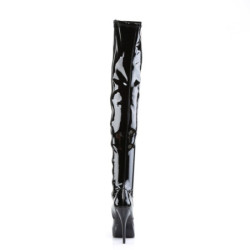 Devious INDULGE-3000 Patent Women Boots