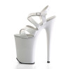 Pleaser INFINITY-997 White Extreme Platform High Heels