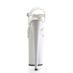 Pleaser INFINITY-997 White Extreme Platform High Heels