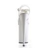 Pleaser INFINITY-997 White Extreme Platform High Heels
