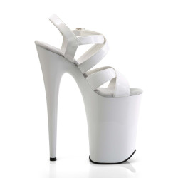 Pleaser INFINITY-997 White Extreme Platform High Heels
