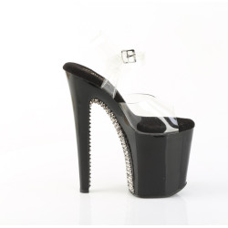 Pleaser XTREME-808SPRS Pewter Pole Dance High Heels Shoes