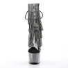 Pleaser ADORE-1017SRS Transparent Black Strass Boots