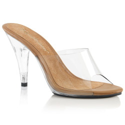 Fabulicious CARESS-401 Transparent Tan Sale Women