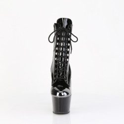 Pleaser ADORE-1020ESC Black Patent Women Ankle Boots