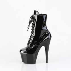 Pleaser ADORE-1020ESC Black Patent Women Ankle Boots