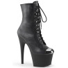 Pleaser ADORE-1020ESC Black Vegan Women's Ankle Boots