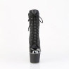 Pleaser ADORE-1020ESC Black Vegan Women's Ankle Boots