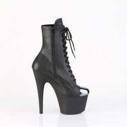 Pleaser ADORE-1020ESC Black Vegan Women's Ankle Boots
