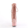 Pleaser ADORE-1020RM Salmon Pink Vegan Suede Strass