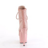 Pleaser ADORE-1020RM Salmon Pink Vegan Suede Strass
