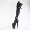 Pleaser INFINITY-3028 Vegan Buckle Thigh High Boots