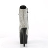 Pleaser ADORE-1020RS Silver Strass Black Sale Women