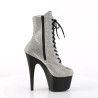 Pleaser ADORE-1020RS Silver Strass Black Sale Women