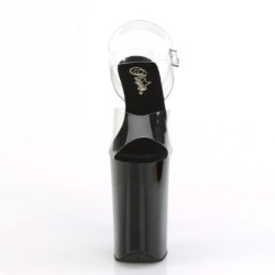 Pleaser INFINITY-908 Black Extreme Platform High Heels