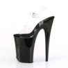 Pleaser INFINITY-908 Black Extreme Platform High Heels