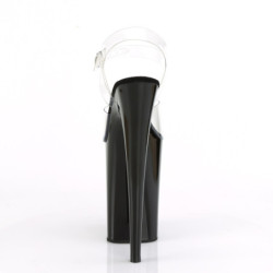 Pleaser INFINITY-908 Black Extreme Platform High Heels