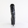 Pleaser ADORE-1040WR-HG Black Hologram Patent Boots