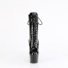 Pleaser ADORE-1049WR Black Patent Women's Ankle Boots
