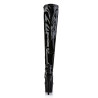 Pleaser ADORE-3000 Patent Platform Over The Knee Boots