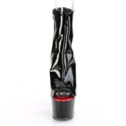 Pleaser ADORE-1025 Black-Red Patent Sale Women