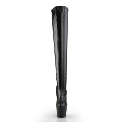 Pleaser ADORE-3000 Vegan Platform Over The Knee Boots