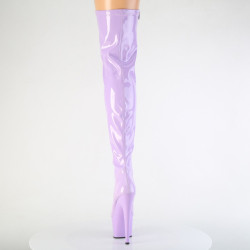 Pleaser ADORE-3000 Lavender Platform Over The Knee Boots