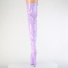 Pleaser ADORE-3000 Lavender Platform Over The Knee Boots