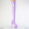 Pleaser ADORE-3000 Lavender Platform Over The Knee Boots