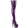 Pleaser ADORE-3000 Purple Platform Over The Knee Boots