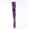 Pleaser ADORE-3000 Purple Platform Over The Knee Boots