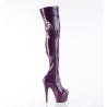 Pleaser ADORE-3000 Purple Platform Over The Knee Boots