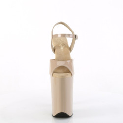 Pleaser INFINITY-909 Nude Extreme Platform High Heels
