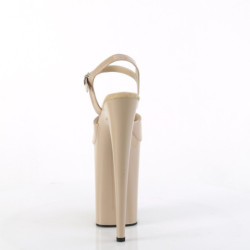 Pleaser INFINITY-909 Nude Extreme Platform High Heels