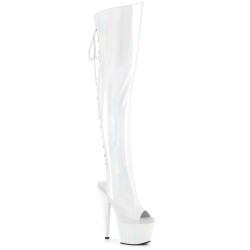 Pleaser ADORE-3019HWR White Hologram Sale Women