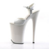 Pleaser INFINITY-909 White Extreme Platform High Heels