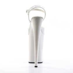 Pleaser INFINITY-909 White Extreme Platform High Heels