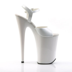 Pleaser INFINITY-909 White Extreme Platform High Heels