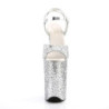 Pleaser INFINITY-910LG Silver Glitter Sale Women