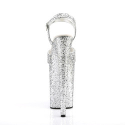 Pleaser INFINITY-910LG Silver Glitter Sale Women