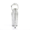 Pleaser INFINITY-910LG Silver Glitter Sale Women