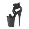 Pleaser INFINITY-969 Black Vegan Leather Blackr Sale