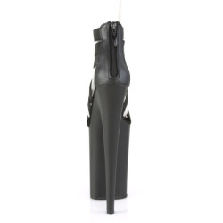 Pleaser INFINITY-969 Black Vegan Leather Blackr Sale
