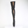 Pleaser ADORE-3850 Black Vegan Leather Sale Women