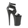 Pleaser INFINITY-969 Black Vegan Leather Blackr Sale